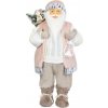 MagicHome Vianoce Dekorácia MagicHome Vianoce, Santa, s darčekom, ružovo-hnedý, 60 cm MagicHome Vianoce Dekorácia MagicHome Vianoce, Santa, s darčekom, ružovo-hnedý, 60 cm