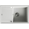 Laveo Megalo, 1-komorový granitový drez 780x500x185 mm, biela, LAV-SBE_611T Laveo Megalo, 1-komorový granitový drez 780x500x185 mm, biela, LAV-SBE_611T