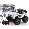 mamido Elektrické autíčko R/C Polícia Jeep 1:14 Diaľkovo Ovládaný so Svetelnými Efektmi mamido Elektrické autíčko R/C Polícia Jeep 1:14 Diaľkovo Ovládaný so Svetelnými Efektmi