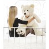 The Bears® Plyšový medvěd 100 cm USA - BÍLÝ The Bears® Plyšový medvěd 100 cm USA - BÍLÝ