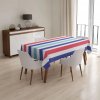 Sablio Obrus Farebné veselé pruhy - 130x130 cm Sablio Obrus Farebné veselé pruhy - 130x130 cm