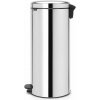 Odpadkový kôš s pedálom NewIcon leštená oceľ 30 l Odpadkový kôš s pedálom NewIcon leštená oceľ 30 l