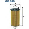 FILTRON Olejový filter OE689 FILTRON Olejový filter OE689