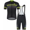 Cyklistická sada Rogelli HERO II s gélovou výstelkou, reflexná žltá Cyklistická sada Rogelli HERO II s gélovou výstelkou, reflexná žltá