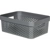 CURVER INFINITY 11L Úložný box 36 x 27 x 14 cm, recyklovaný plast, tmavo sivý 04750-G43 CURVER INFINITY 11L Úložný box 36 x 27 x 14 cm, recyklovaný plast, tmavo sivý 04750-G43