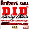 Řetězová sada D.I.D ERT2 RACING GOLD + kalená řetězová kola Kawasaki KX 250 85-85 Řetězová sada D.I.D ERT2 RACING GOLD + kalená řetězová kola Kawasaki KX 250 85-85