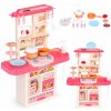 MultiStore 65T-2 Detská kuchynka so zvukmi, LED svetlami, drezom, 10 doplnkov, ružová MultiStore 65T-2 Detská kuchynka so zvukmi, LED svetlami, drezom, 10 doplnkov, ružová