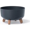PROSPERPLAST Kvetináč GRACIA LOW ECO WOOD 28,5 cm antracit PROSPERPLAST Kvetináč GRACIA LOW ECO WOOD 28,5 cm antracit