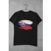 Tričko Slovensko vlajka - Čierna Tričko Slovensko vlajka - Čierna