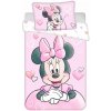 Bavlnené detské obliečky do postieľky 100x135 cm Minnie – Jerry Fabrics Bavlnené detské obliečky do postieľky 100x135 cm Minnie – Jerry Fabrics