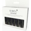 Sibel Gator 6ks klipy do vlasov 9cm, čierne