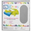 L-W Toys Velká podložka na stavění 50x50 bodů šedá