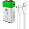 Smartoools 9V nabíjateľná batéria Smartools, USB-C nabíjanie, kapacita 650mAh, Li-Ion, 1200 cyklov 661351 Smartoools 9V nabíjateľná batéria Smartools, USB-C nabíjanie, kapacita 650mAh, Li-Ion, 1200 cyklov 661351