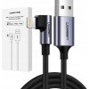 Ugreen 60521 angle USB - Lightning MFI, 2,4A, 1m, černý