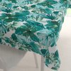 Biante Bavlnený obdĺžnikový obrus Sandra SA-484 Modro-zelené kvety a listy monstery na bielom 120x140 cm Biante Bavlnený obdĺžnikový obrus Sandra SA-484 Modro-zelené kvety a listy monstery na bielom 120x140 cm