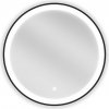 Mexen Esso, okrúhle LED podsvietené kúpeľňové zrkadlo 60 cm, 6000K, vykurovacia podložka proti zahmlievaniu, čierny rám, 9825-060-060-611-70 Mexen Esso, okrúhle LED podsvietené kúpeľňové zrkadlo 60 cm, 6000K, vykurovacia podložka proti zahmlievaniu, čierny rám, 9825-060-060-611-70