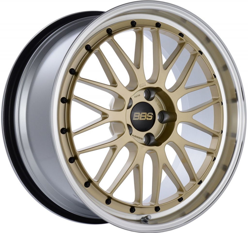 BBS LM 7x17 4x100 ET48 gold