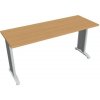 Hobis Pracovný stôl Flex, 160x75,5x60 cm, buk/kov Hobis Pracovný stôl Flex, 160x75,5x60 cm, buk/kov