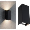 Paulmann | Paulmann 94326 - 2xLED/2,8W IP44 Vonkajšie nástenné svietidlo FLAME 230V | W1645 Paulmann | Paulmann 94326 - 2xLED/2,8W IP44 Vonkajšie nástenné svietidlo FLAME 230V | W1645