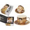 Šálka s podšálkou Klimt Adele espresso 80 ml porcelán, darček CARMANI Šálka s podšálkou Klimt Adele espresso 80 ml porcelán, darček CARMANI