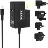 Sieťový adaptér PORT CONNECT GaN 100W Travel EU,US,UK a AU/CN plug, 2x USB-C PD a USB-A (902103) čierny Sieťový adaptér PORT CONNECT GaN 100W Travel EU,US,UK a AU/CN plug, 2x USB-C PD a USB-A (902103) čierny