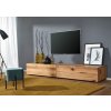 Bighome - FRANKFURT TV stolík divoký dub 220x52x32 prírodný olejovaný Bighome - FRANKFURT TV stolík divoký dub 220x52x32 prírodný olejovaný