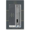 Parker 1501/1563258 Jotter Stainless Steel CT súprava plniace pero a guľôčkové pero Parker 1501/1563258 Jotter Stainless Steel CT súprava plniace pero a guľôčkové pero