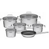 Súprava hrncov Gourmet Magic G21 , oceľ, 11 ks . Súprava hrncov Gourmet Magic G21 , oceľ, 11 ks .