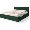 Wilsondo Čalúnená jednolôžková posteľ Miran 120x200 - zelená Wilsondo Čalúnená jednolôžková posteľ Miran 120x200 - zelená