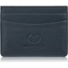 Paolo Peruzzi Kožené praktické puzdro na karty a vizitky tmavomodrá T-151-NV