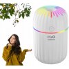 Zvlhčovač vzduchu 300ml LED biely s aromaterapiou USB - do domu, kancelárie Zvlhčovač vzduchu 300ml LED biely s aromaterapiou USB - do domu, kancelárie