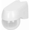 Pohybový senzor 220°, IP44, nástenný prisadený, 1200W, biely Pohybový senzor 220°, IP44, nástenný prisadený, 1200W, biely
