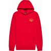 FOX mikina Slogan Fleece Po Flame Red 122 vel. M FOX mikina Slogan Fleece Po Flame Red 122 vel. M