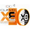 CLIMAX - Pletená šnúra Never Fade 8x Pe-Braid Orange 0,10 mm 6,7 kg 135 m CLIMAX - Pletená šnúra Never Fade 8x Pe-Braid Orange 0,10 mm 6,7 kg 135 m
