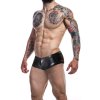 Cut4Men Booty Shorts Black Leatherette Cut4Men Booty Shorts Black Leatherette