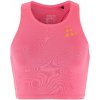 Craft PRO Hypervent Cropped Top 2 top dámský Barva: Růžová, Velikost: XL Craft PRO Hypervent Cropped Top 2 top dámský Barva: Růžová, Velikost: XL