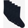 5 párov bambusových ponožiek s obsahom vlny Minymo - modré Dark Navy Veľkosť: 35-38 5 párov bambusových ponožiek s obsahom vlny Minymo - modré Dark Navy Veľkosť: 35-38