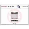 Sada brzdových platničiek kotúčovej brzdy BREMBO P 86 001 Sada brzdových platničiek kotúčovej brzdy BREMBO P 86 001