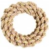 Kruh prírodná juta 17cm/245g hračka pre psa HipHop Dog hračky pre psov Kruh prírodná juta 17cm/245g hračka pre psa HipHop Dog hračky pre psov