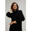 Turtleneck sweater dress čierna | krémová S Moodo 5904152429991 Turtleneck sweater dress čierna | krémová S Moodo 5904152429991