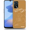 Picasee silikónový čierny obal pre OPPO A16 - Wine not Picasee silikónový čierny obal pre OPPO A16 - Wine not