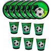 Papierové poháre Galaxy viacfarebné 200 ml 12 ks futbalová lopta Papierové poháre Galaxy viacfarebné 200 ml 12 ks futbalová lopta