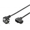 PREMIUMCORD napájecí 230V 3m úhlový 90st PREMIUMCORD napájecí 230V 3m úhlový 90st
