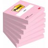 POST-IT Bloček Post-it 76x76 ružový 6x100l