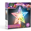 Vianočná LED hviezda na špic stromu - 10 LED - 15 cm - RGB - 2 x AA Vianočná LED hviezda na špic stromu - 10 LED - 15 cm - RGB - 2 x AA