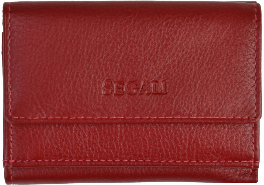 Segali dámska kožená peňaženka 1756 červená