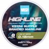 Nash Splietaná šnúra Highline Extra Supple Braid Green 1200 m - 0,18 mm 11,3 kg Nash Splietaná šnúra Highline Extra Supple Braid Green 1200 m - 0,18 mm 11,3 kg