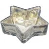 Svietnik sklenená hviezda strieborná-ihneď Svietnik sklenená hviezda strieborná-ihneď