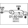 MTS Koncový tlmič výfuku 01.60169 MTS Koncový tlmič výfuku 01.60169