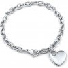 Silvego Silvego náramok srdce z chirurgickej ocele 6mm x 20cm - KMMB28204 Silvego Silvego náramok srdce z chirurgickej ocele 6mm x 20cm - KMMB28204